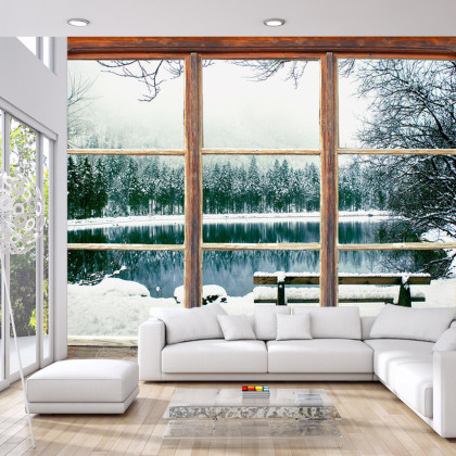 Fototapeta Fensterblick Bluntautal