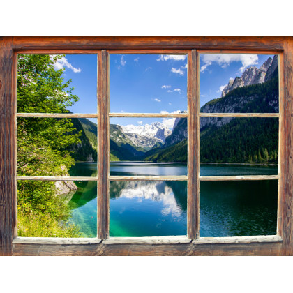 Fototapeta Fensterblick Gosausee