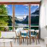 Fototapeta Fensterblick Gosausee