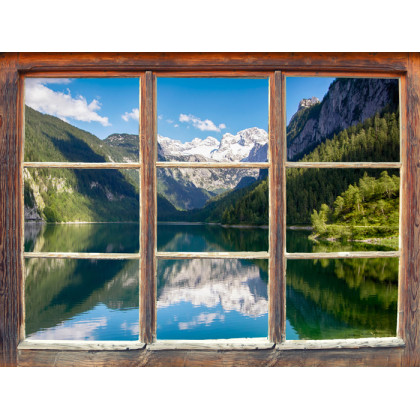 Fototapeta Fensterblick Gosausee