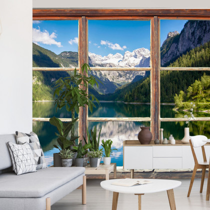 Fototapeta Fensterblick Gosausee