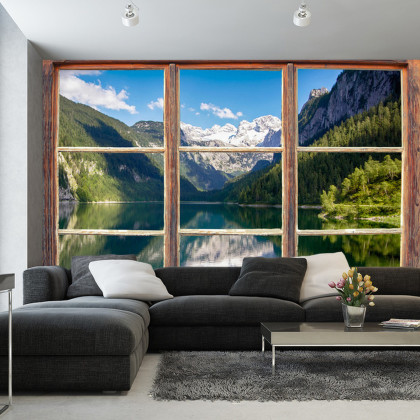 Fototapeta Fensterblick Gosausee