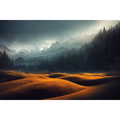 Fototapeta Breathtaking Nature Mountain Landscape, 3D
