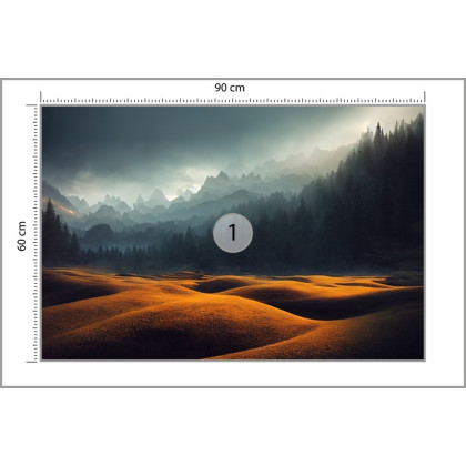Fototapeta Breathtaking Nature Mountain Landscape, 3D