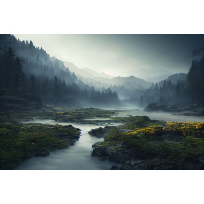 Fototapeta Breathtaking Landscape 4K Background