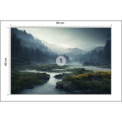 Fototapeta Breathtaking Landscape 4K Background