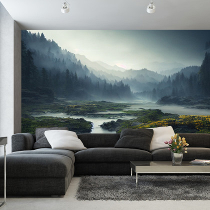 Fototapeta Breathtaking Landscape 4K Background