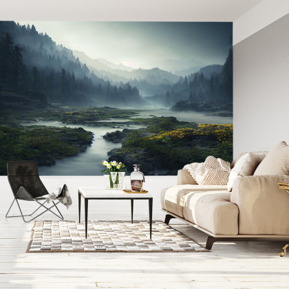 Fototapeta Breathtaking Landscape 4K Background
