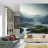 Fototapeta Breathtaking Landscape 4K Background