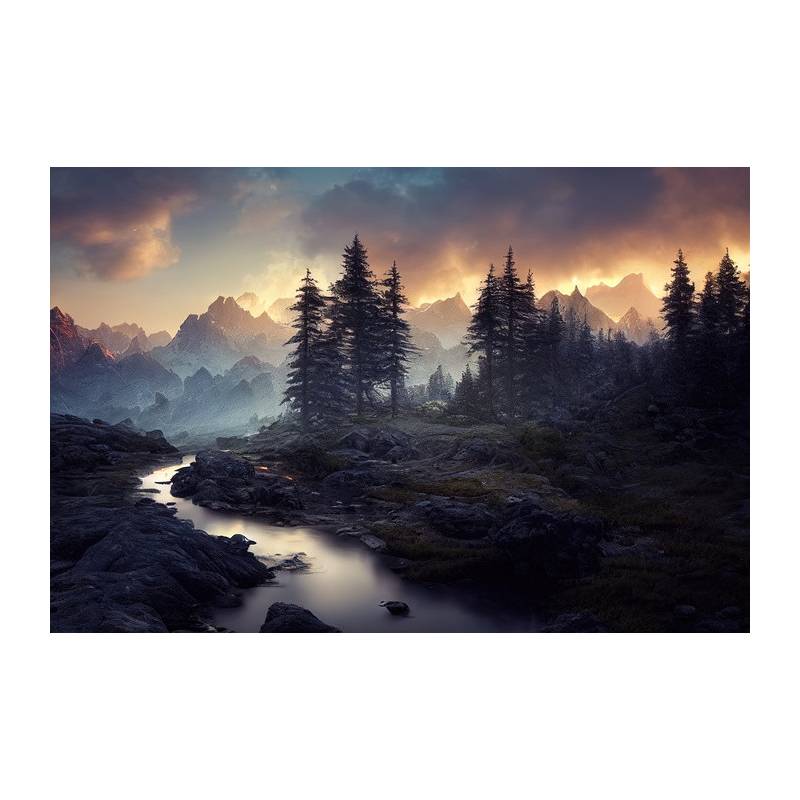 Fototapeta Breathtaking Nature Mountain Landscape, 3D