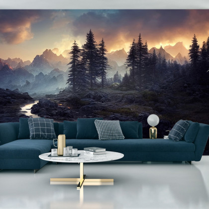 Fototapeta Breathtaking Nature Mountain Landscape, 3D