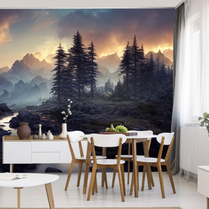 Fototapeta Breathtaking Nature Mountain Landscape, 3D