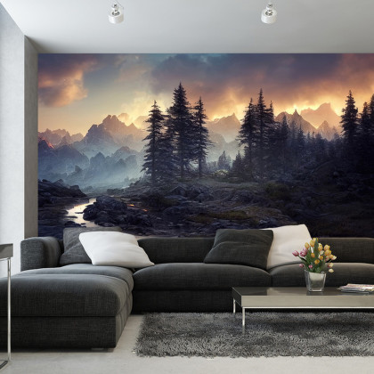 Fototapeta Breathtaking Nature Mountain Landscape, 3D