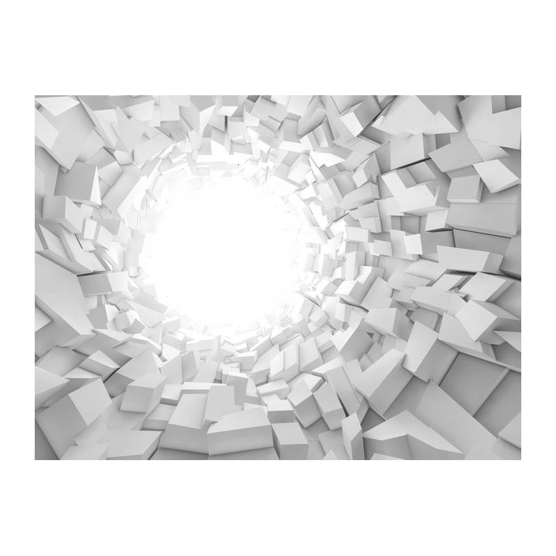 Fototapeta Abstract Digital Background, 3 D Tunnel