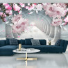 Fototapeta 3D Wallpaper Pink Jewelry Flowers