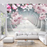 Fototapeta 3D Wallpaper Pink Jewelry Flowers