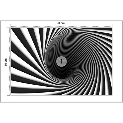 Fototapeta Abstract Background Lines Black Hole 3D