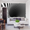 Fototapeta Abstract Background Lines Black Hole 3D