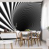 Fototapeta Abstract Background Lines Black Hole 3D