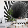 Fototapeta Abstract Background Lines Black Hole 3D
