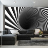Fototapeta Abstract Background Lines Black Hole 3D