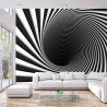 Fototapeta Abstract Background Lines Black Hole 3D