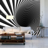 Fototapeta Abstract Background Lines Black Hole 3D