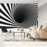 Fototapeta Abstract Background Lines Black Hole 3D