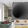 Fototapeta Abstract Background Lines Black Hole 3D