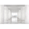 Fototapeta Loft Style Tunnel With Many Walls In Light Empty Building With B