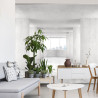 Fototapeta Loft Style Tunnel With Many Walls In Light Empty Building With B