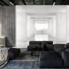 Fototapeta Loft Style Tunnel With Many Walls In Light Empty Building With B