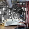Fototapeta Abstract Architecture Tunnel With Light Background
