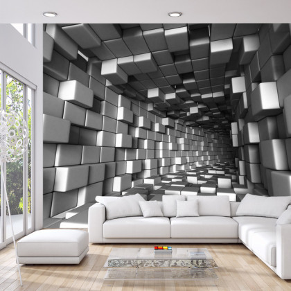 Fototapeta Abstract Architecture Tunnel With Light Background