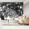 Fototapeta Abstract Architecture Tunnel With Light Background