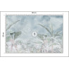 Fototapeta Tropical Trees And Leaves For Digital Printing Wallpaper, Custom Design Wallpaper - 3D