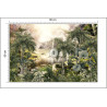 Fototapeta Tropical Trees And Leaves For Digital Printing Wallpaper, Custom Design Wallpaper - 3D