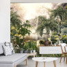 Fototapeta Tropical Trees And Leaves For Digital Printing Wallpaper, Custom Design Wallpaper - 3D