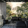 Fototapeta Tropical Trees And Leaves For Digital Printing Wallpaper, Custom Design Wallpaper - 3D