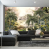 Fototapeta Tropical Trees And Leaves For Digital Printing Wallpaper, Custom Design Wallpaper - 3D