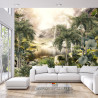 Fototapeta Tropical Trees And Leaves For Digital Printing Wallpaper, Custom Design Wallpaper - 3D