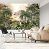 Fototapeta Tropical Trees And Leaves For Digital Printing Wallpaper, Custom Design Wallpaper - 3D