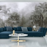 Fototapeta Tropical Trees And Leaves For Digital Printing Wallpaper, Custom Design Wallpaper - 3D