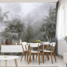Fototapeta Tropical Trees And Leaves For Digital Printing Wallpaper, Custom Design Wallpaper - 3D