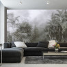 Fototapeta Tropical Trees And Leaves For Digital Printing Wallpaper, Custom Design Wallpaper - 3D