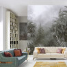Fototapeta Tropical Trees And Leaves For Digital Printing Wallpaper, Custom Design Wallpaper - 3D
