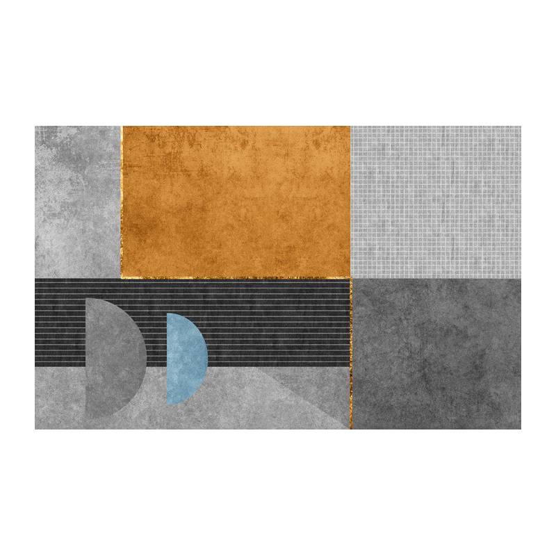 Fototapeta Gold Geometric Background Art. Modern Grey Pattern,