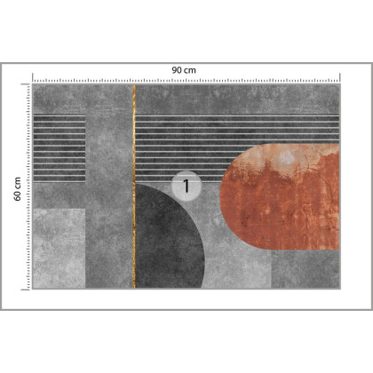Fototapeta Gold Geometric Background Art. Modern Grey Pattern,