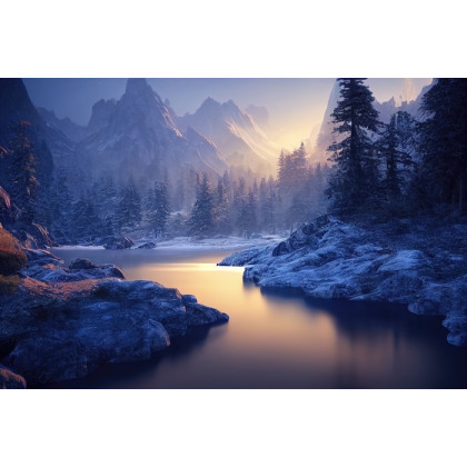 Fototapeta Breathtaking Nature Mountain Landscape, 3D