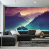 Fototapeta Fantasy Concept Showing A Lake Bled, Slovenia. Digital Art Style, Painting , Horizontal Side View, Skyline